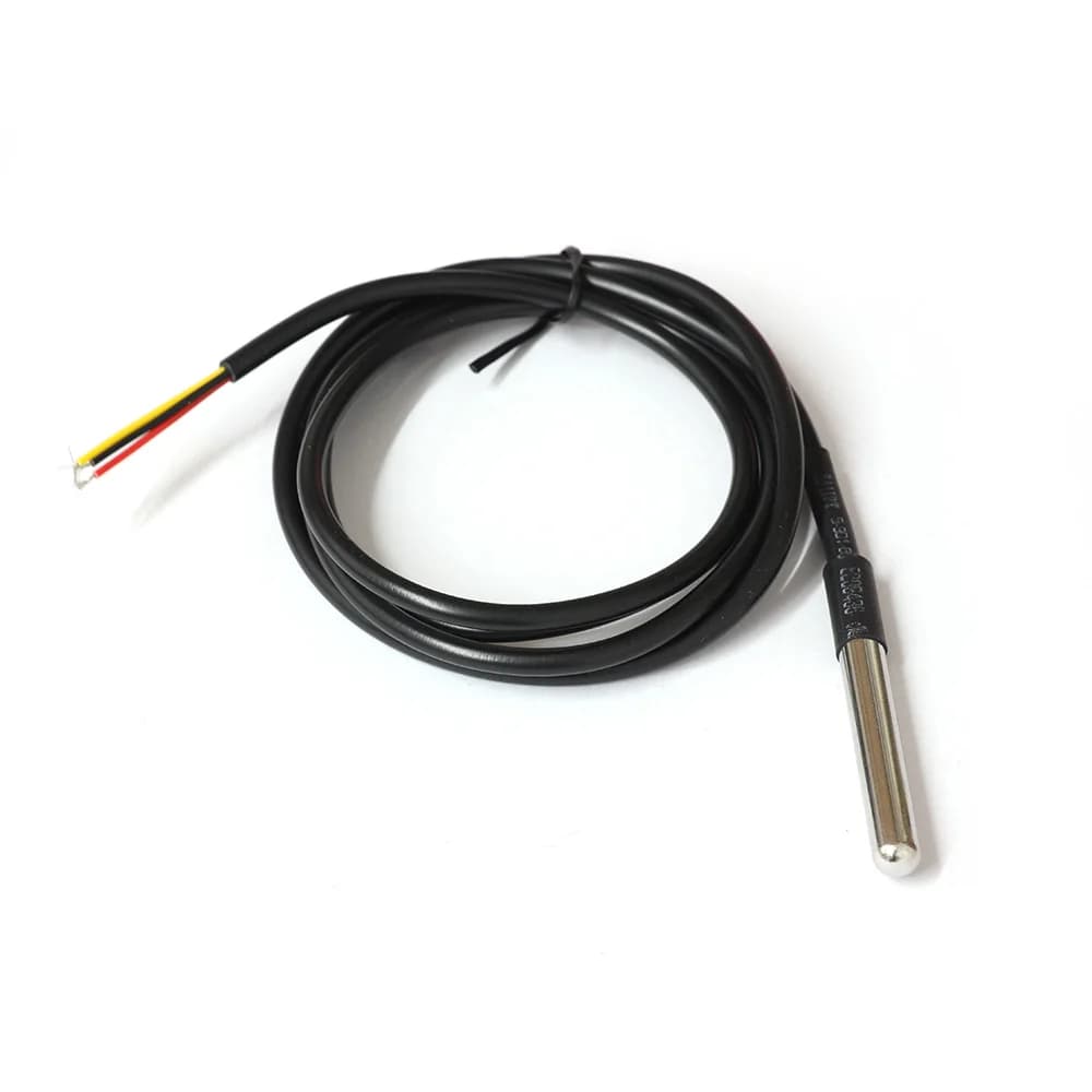 DS18B20 Waterproof Digital Thermometer Sensor Stainless Steel Probe Temperature Module for Arduino ESP32 ESP8266