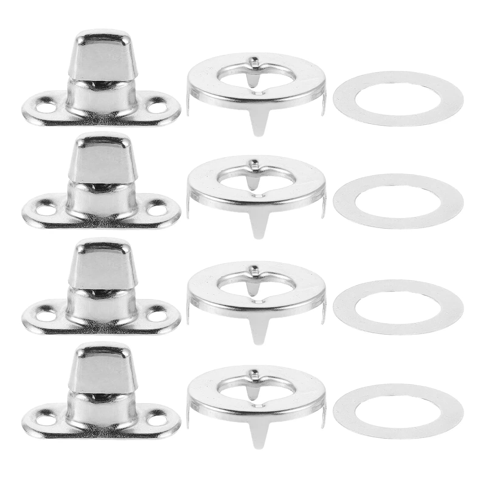 10 Set di Chiusure a Girello in Metallo per Borse, Valigette e Portafogli - Accessori Fai da Te per la Creazione di Borse e Chiusure per Borsette