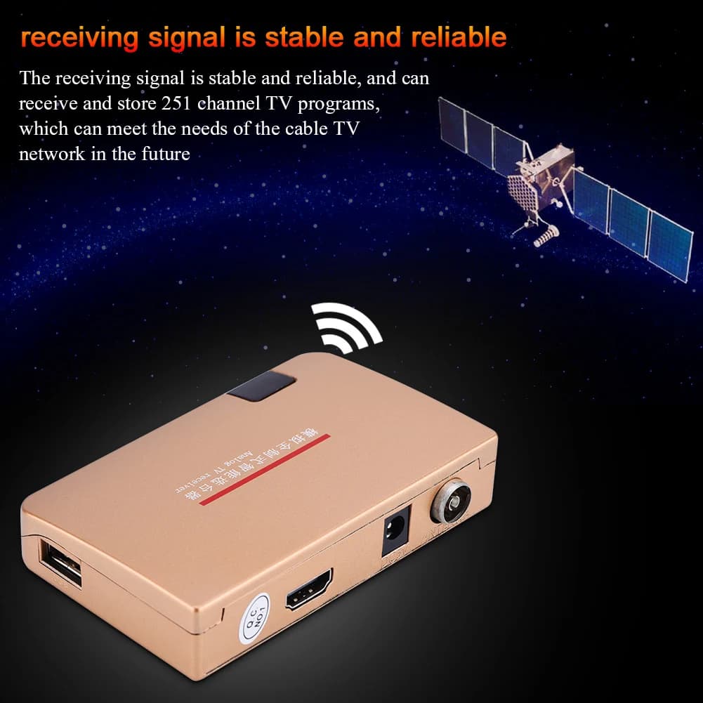 Convertitore HDMI, Adattatore da Analogico a HDMI, Convertitore RF a HDMI, Adattatore Ricevitore TV Analogico con Telecomando