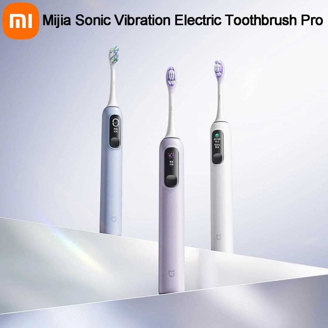 Spazzolino Elettrico Sonico Xiaomi Mijia Pro con 4 Modalità di Spazzolamento, Impermeabile IPX8, 180 Giorni di Autonomia, Interfaccia Type-C