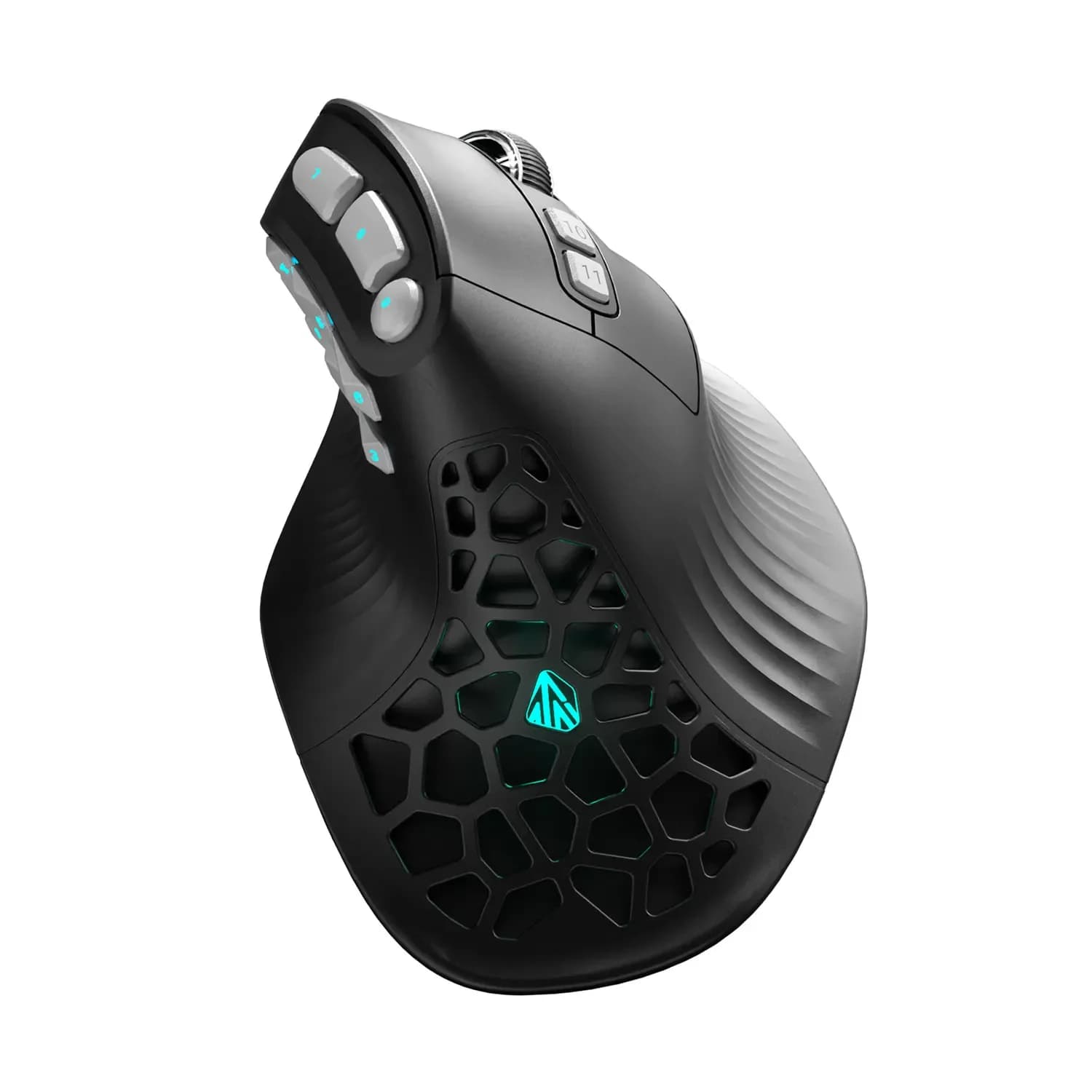 Mouse verticale MMO SOLAKAKA E9 Pro con sensore PAW3395, batteria da 1000mAh, 45 ° Mouse Ergonomico con Impugnatura Verticale, Mouse da Gaming 8k