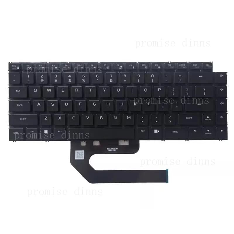 M for DELL ALIENWARE X14 X15 X16 X17 R1 R2 0WH5Y9 SG-B3720-XUA RGB Backlit keyboard