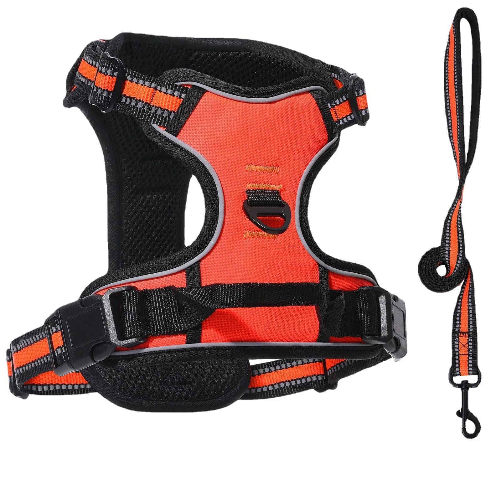 Corda per animali domestici stile gilet per cani da compagnia corda da traino antideflagrante antiurto senza rottura cane grande fascia toracica cane riflettente