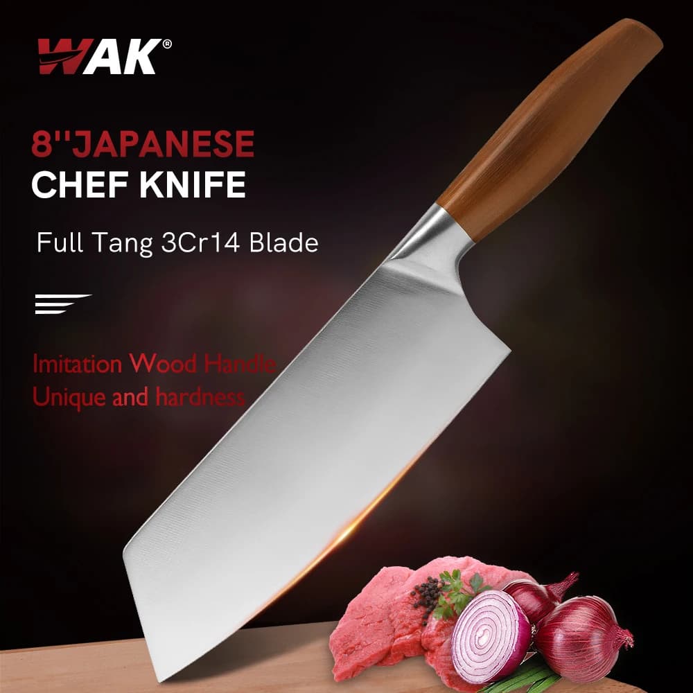 Kitchen Knives WAK kitchen knife stainless steel kitchen knife kitchen knife for vegetables and fish with cable handle 430