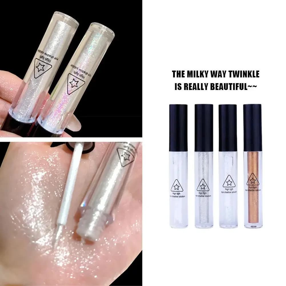 1Pc Liquid Umbrella A Snap Sparkle Fine Shade Glitter Glitter Beauty Sparkling Eyeliner Waterproof Product Z9I3