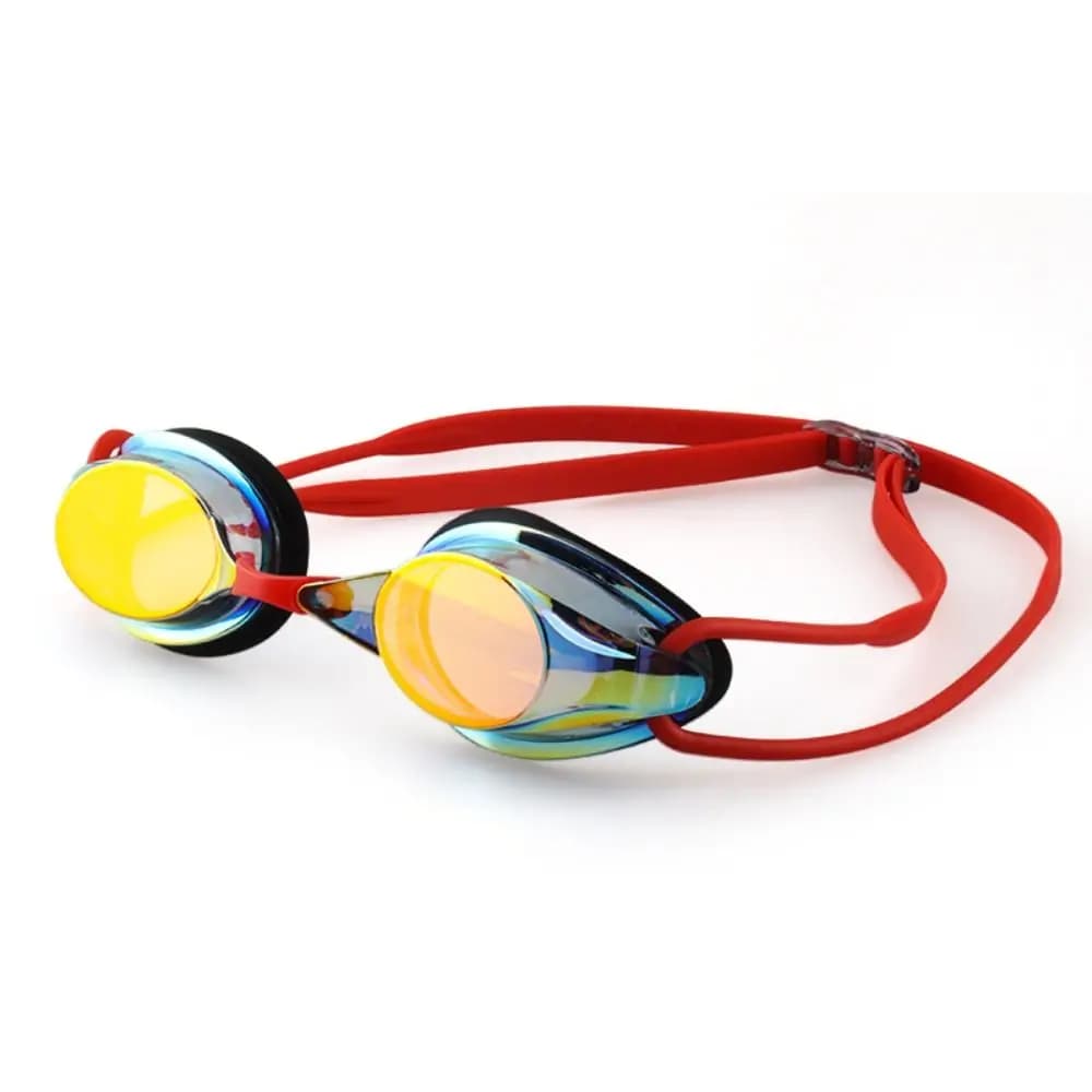 Optical Glasses Anti-fog Race Swimming Goggles Waterproof Professional Swimming Glasses Electro-coated Replaceable Swimming Pool