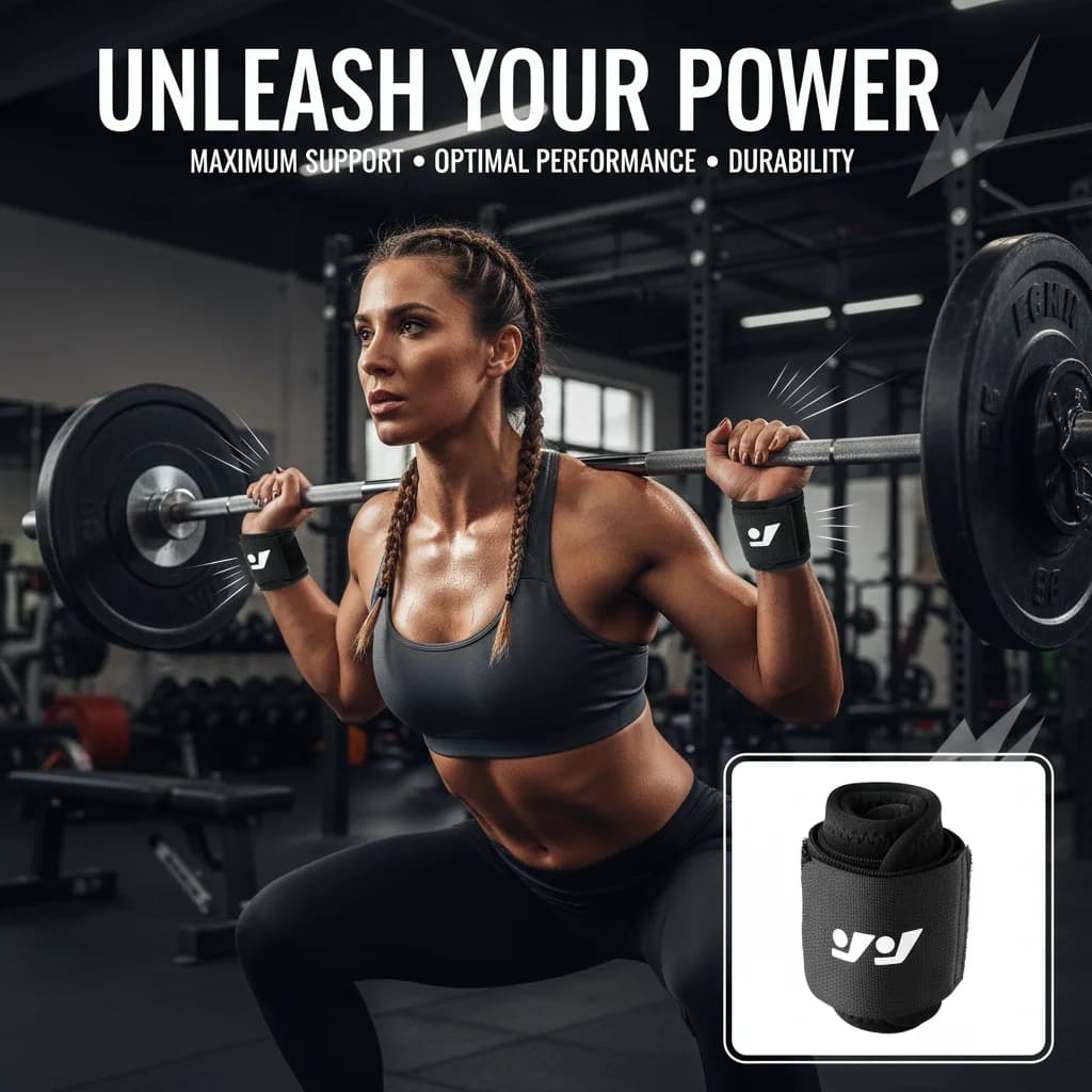 Supporto per Polso Regolabile per Palestra e Sport, Protezione per il Palmo, Fascia Compressiva per Carpal Tunnel