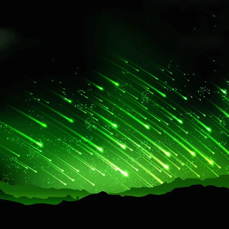 GEFENSI Meteor Shower Star Proiettore laser Illuminazione paesaggistica Luce da palcoscenico per feste Lampada laser da giardino per esterni Decorazioni natalizie