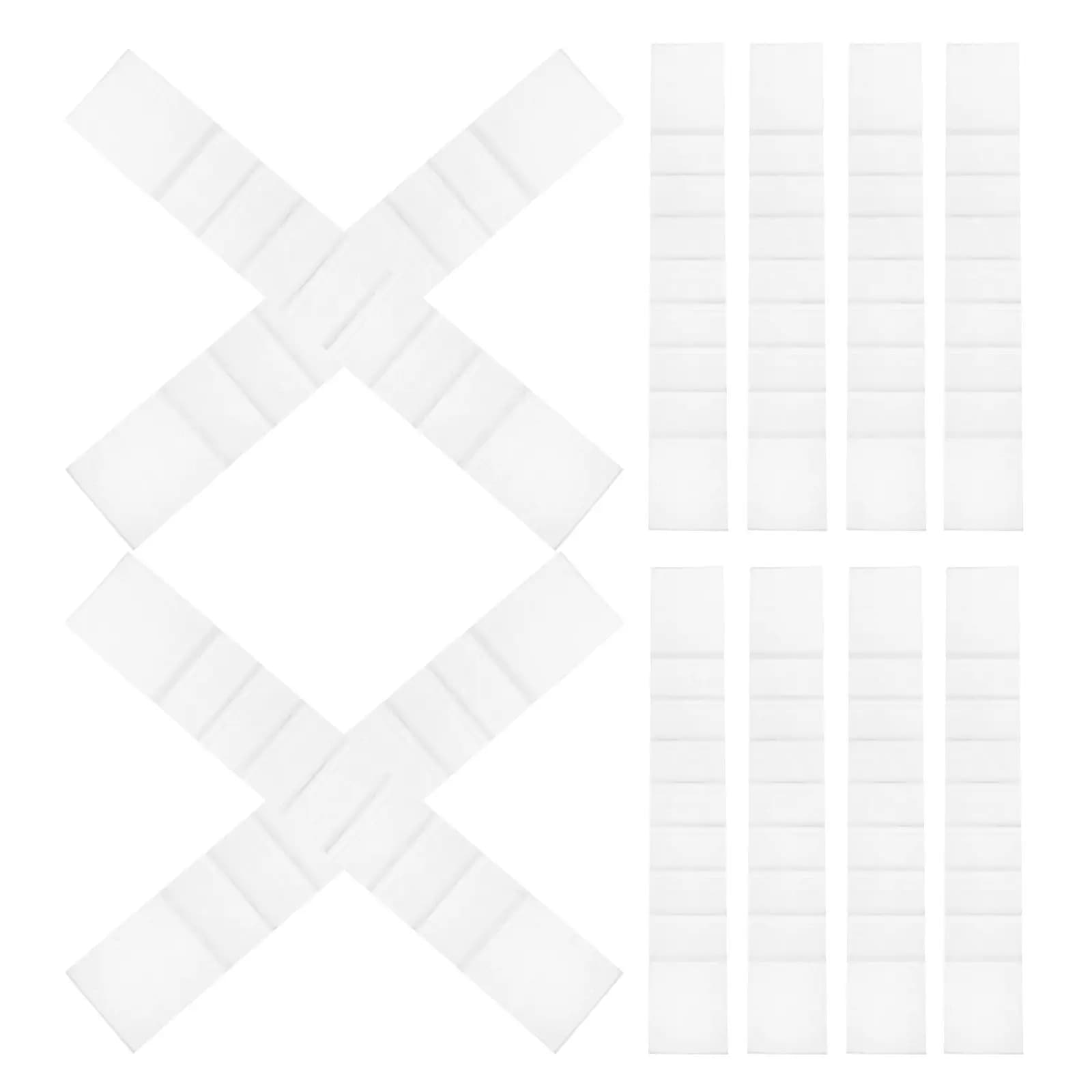 50 Pezzi Strisce Adesive in Silicone Antiscivolo per Appendiabiti, per Organizzare Armadi e Guardaroba