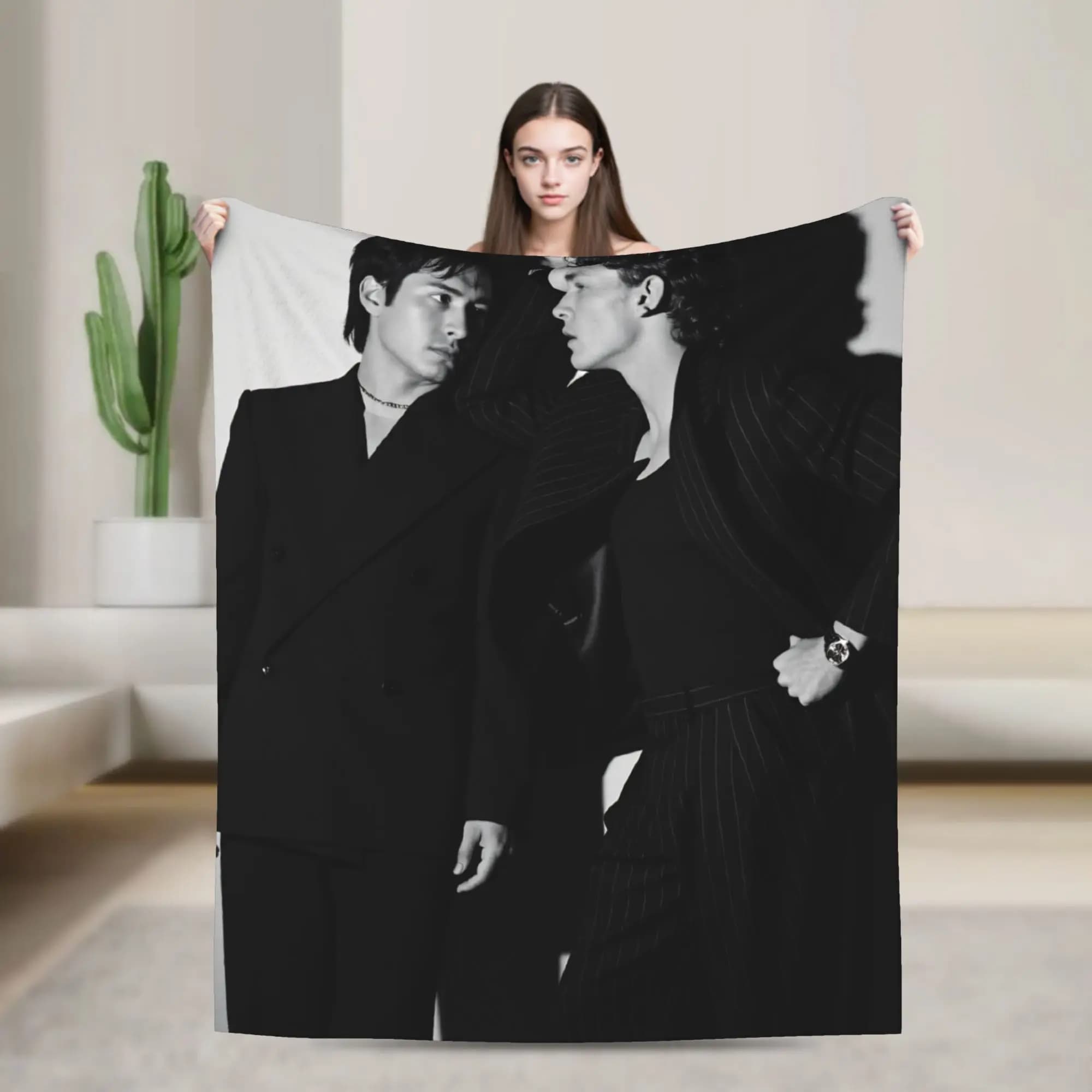 Heated Rivalry Blanket Soft Funny Plush Throw Blanket For Kids Home Decor Flannel Bedspread Bed Cover