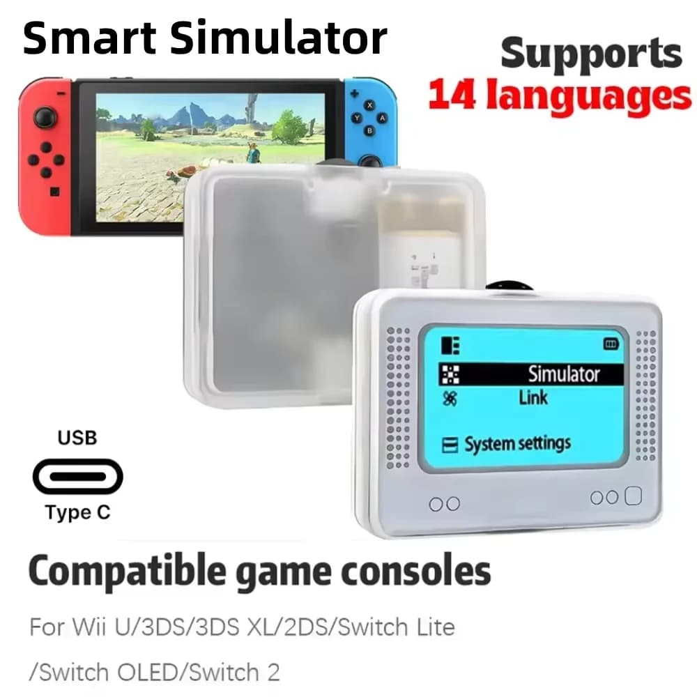 Emulatore Smart Pixl per Amiibo, Simulatore Ricaricabile NFC Pixl, Emulatore di Giochi con Schede Infinite per Console di Gioco Switch NS, Accessori