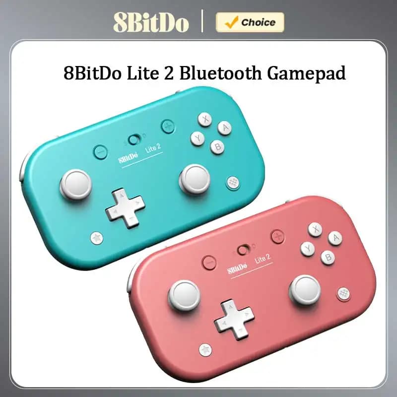8bitdo Lite 2 Gamepad Bluetooth con vibrazione, Controller di gioco Wireless per Nintendo Switch Lite Android Raspberry Pi