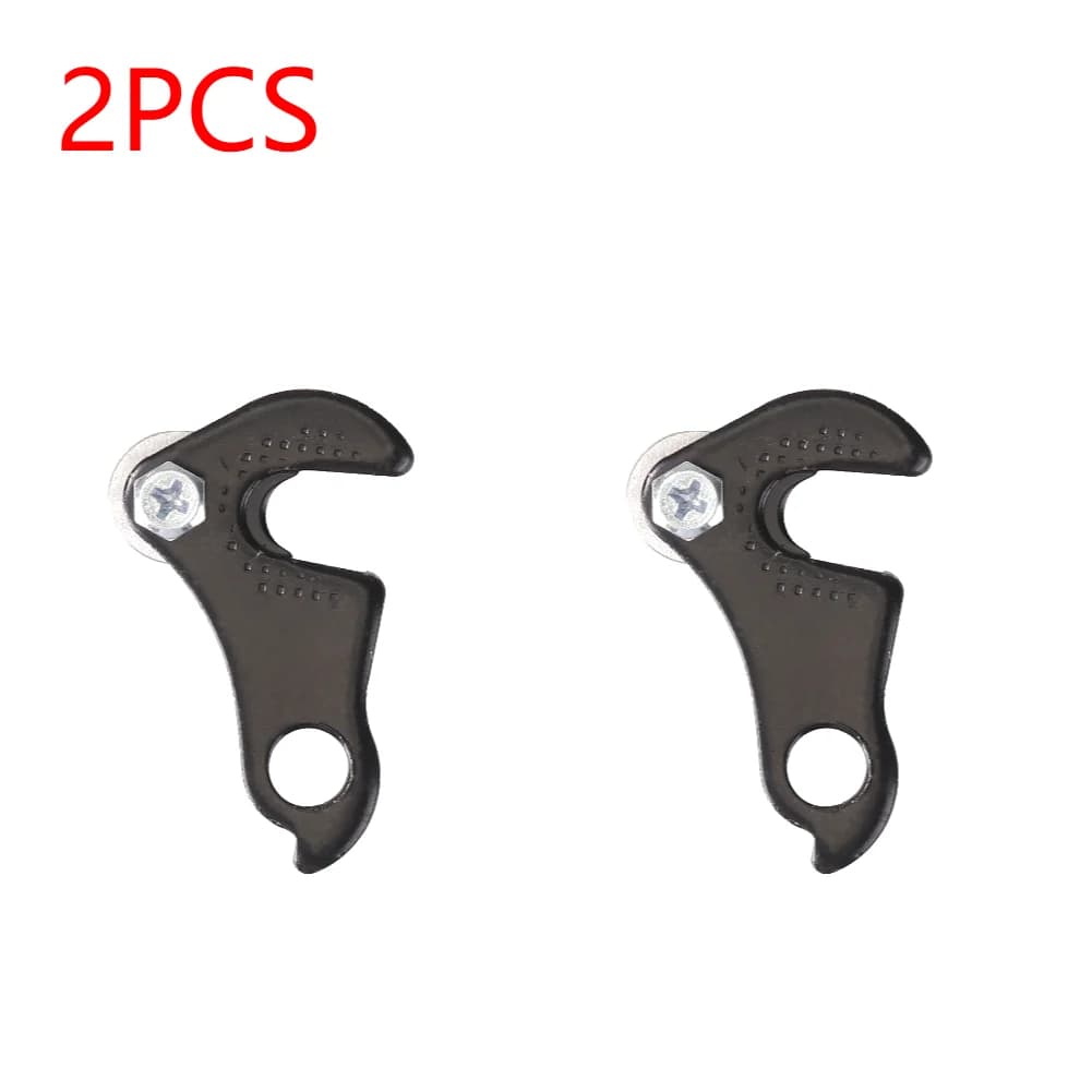 2/4 Pezzi Gancio Deragliatore Posteriore in Ferro Pro per MTB e Bici da Strada, Supporto Gancio Coda Bici, Convertitore Gancio Deragliatore