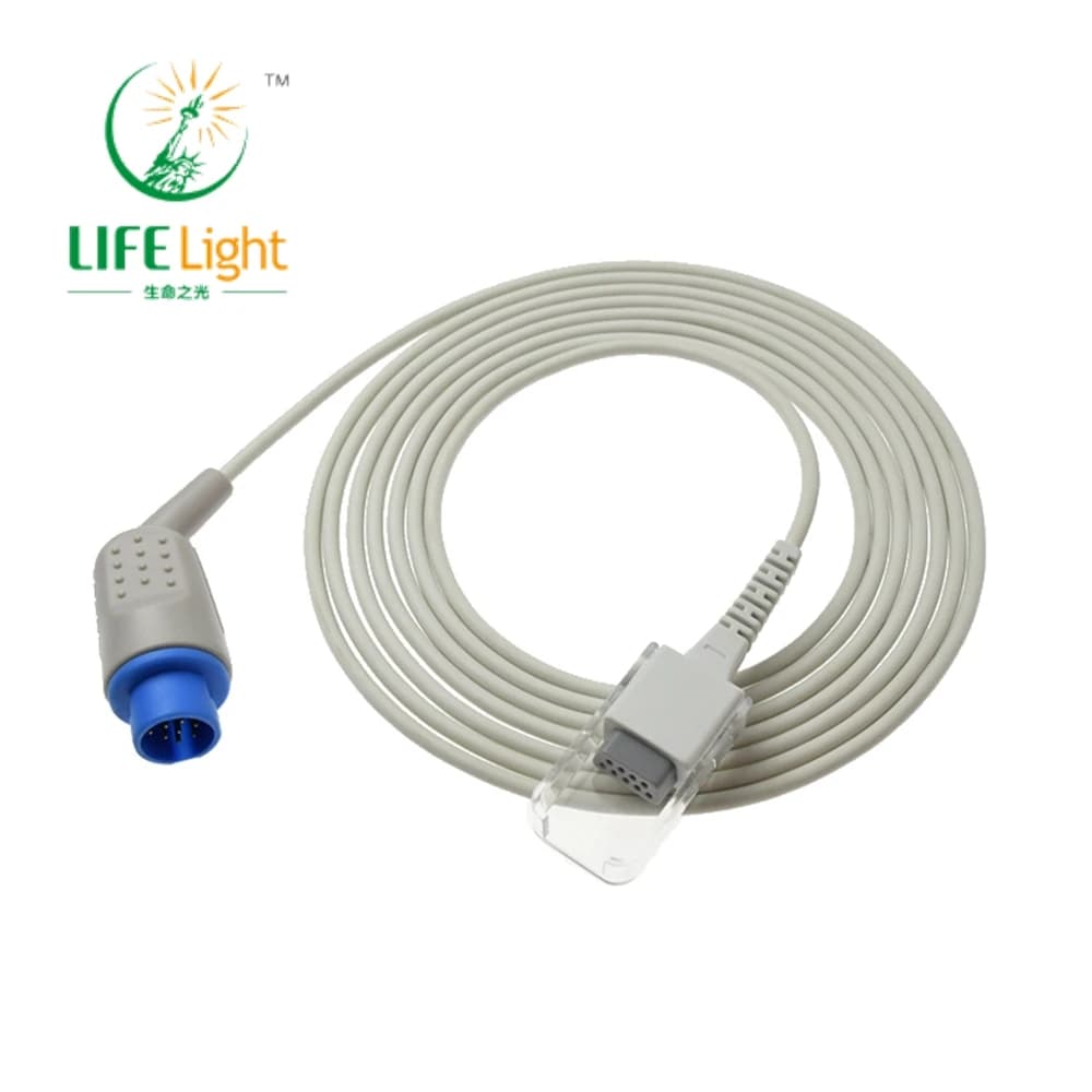 Spo2 Sensor Extension Adapter Cable Compatible with MINDRAY PM5000/6000 Monitor Pulsossimeter, Spo2 Sensor Extension Connector