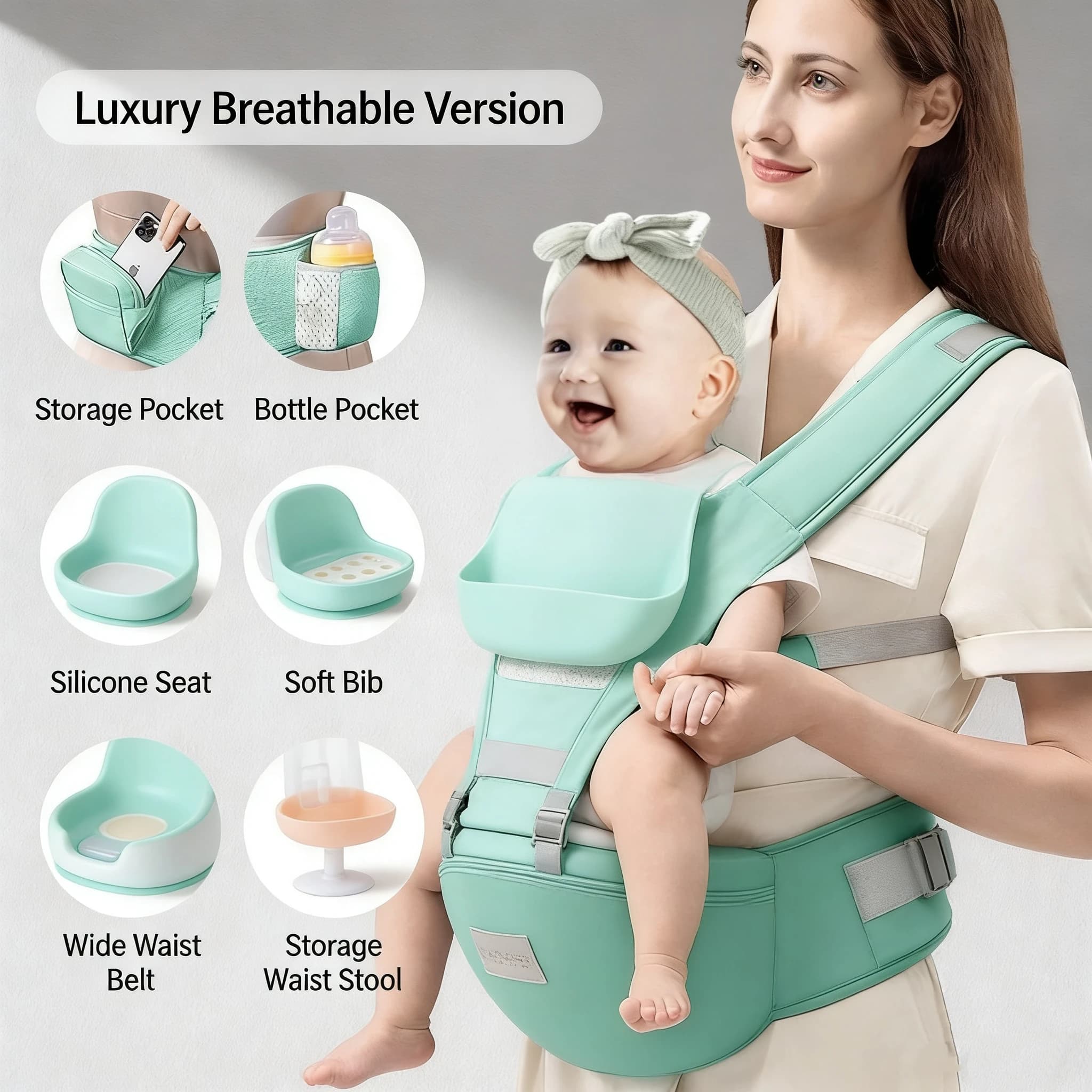 Baby Sling Baby Carrier Wrap Babies Bag New Infant Backpack Toddler Backpacks Carriers Holder Kangaroo Bag Newborn Accessorie
