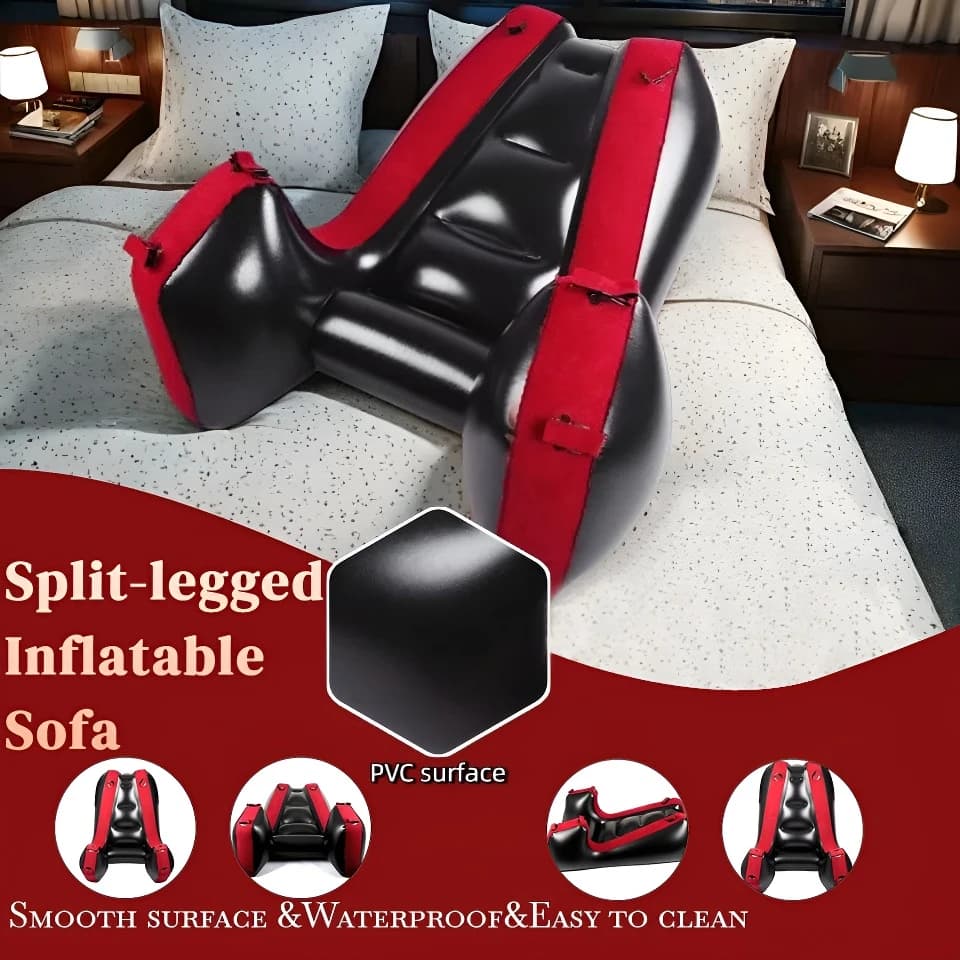 Divano letto gonfiabile Sgabello Cuscino d'aria Poltrona lounge portatile Seduta Camera da letto Soggiorno Poltrone portatili Chaise Furniture