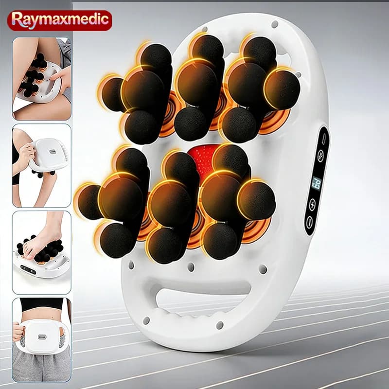 Raymax Massage Gun at 22 High Frequency Heads, Massage for Back, Life, Collo and Spalle, Muscular Massage