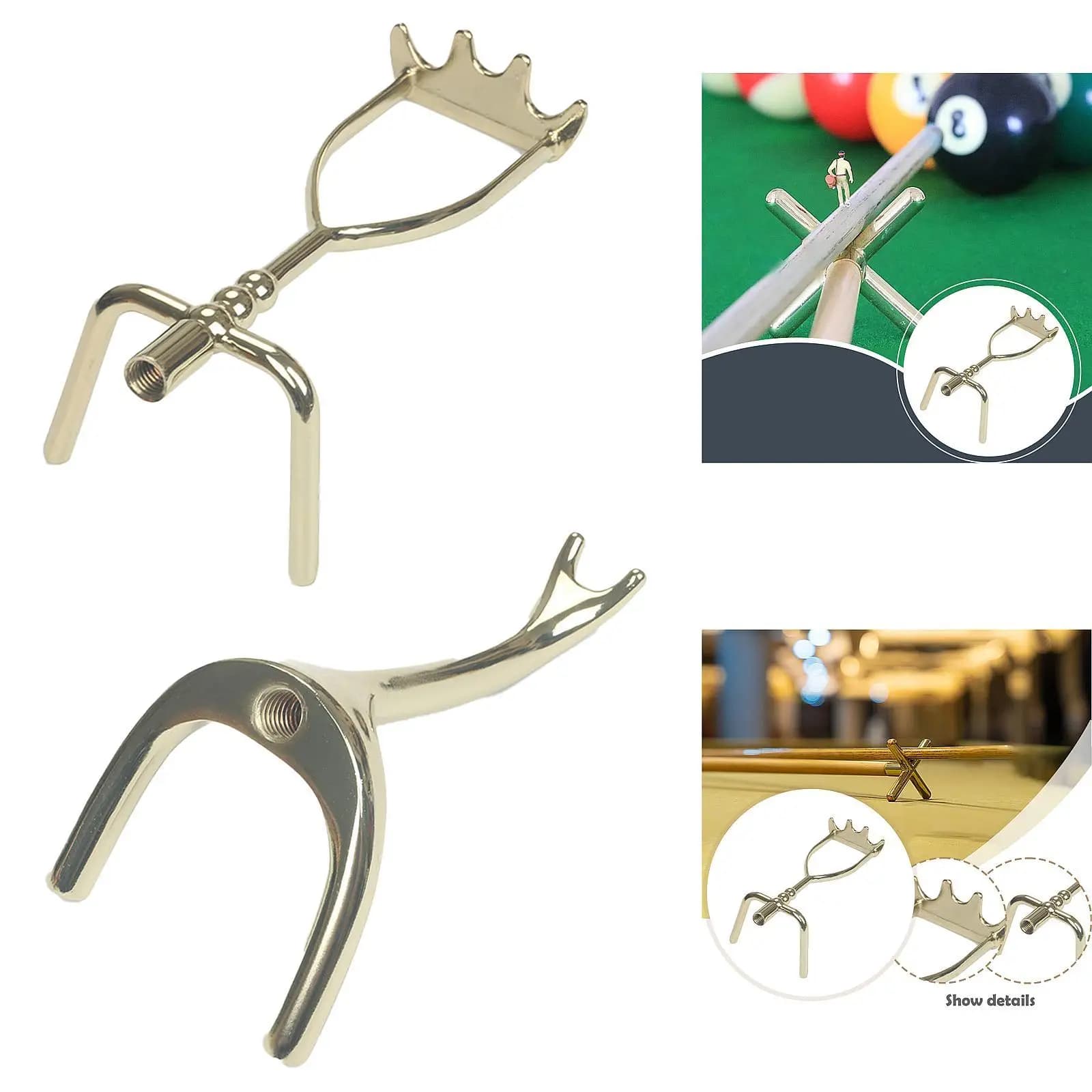 Testa del ponte per stecche da biliardo, porta stecche da biliardo per biliardo, strumento di aiuto per l'installazione facile, per donne, uomini e principianti