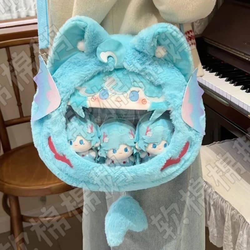 Anime Game Honor of Kings Dolia Kawaii Face Cosplay Soft Backpack Lolita Girls Itabag Cartoon Funny Fans Collection Decor Gifts