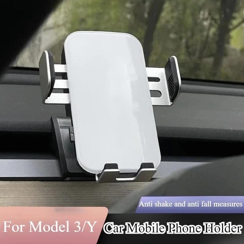Supporto per Telefono da Auto per Tesla Model 3 Y Juniper 2025, Alimentato a Energia Solare, per Presa d'Aria, Accessori per Auto