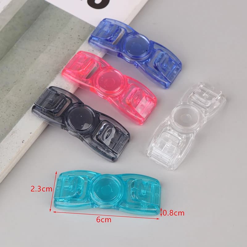 1Pair Swimming Goggle Buckle Goggles Lock Adjuster Strap Button Fastener Clip Connector Swimming Goggles Buckles