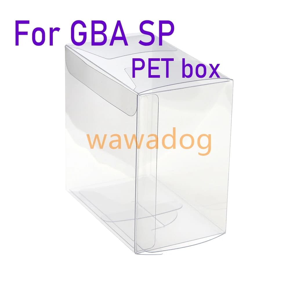 1 pz Per GBA SP Scatola Colorata PET Trasparente Per Game Boy Advance SP Console Custodia Trasparente Protezione di Stoccaggio Versione JP