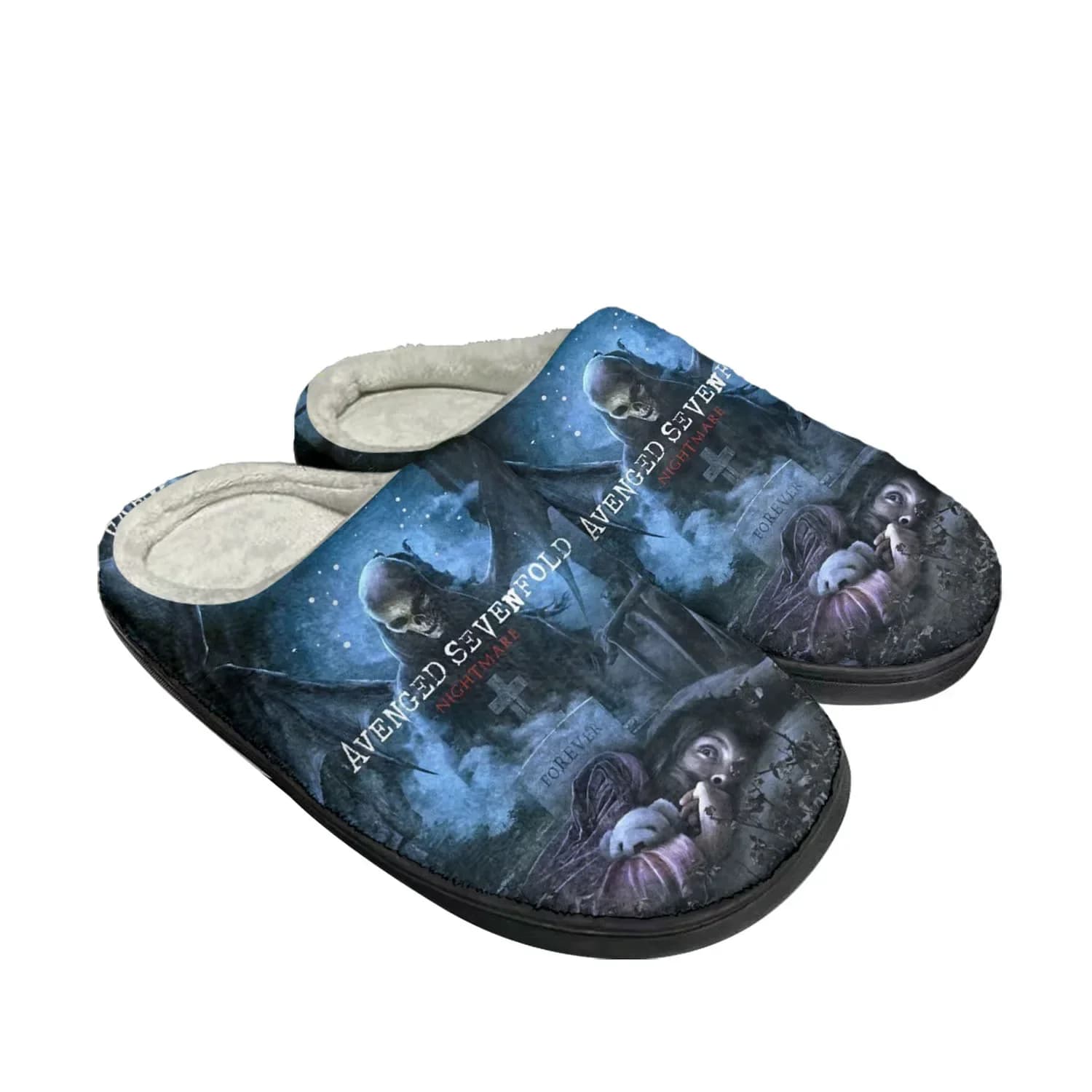 Ciabatte personalizzate Avenged Sevenfold A7X Heavy Metal Rock, ciabatte alla moda in stile street style