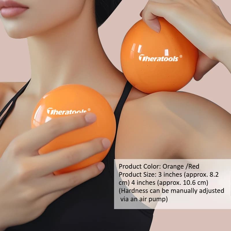 Palla Frank1in - Sfera di rilascio miofasciale, palla IC, palla da massaggio per il rilassamento del pavimento pelvico, mini palla per yoga e pilates (3/4 pollici)