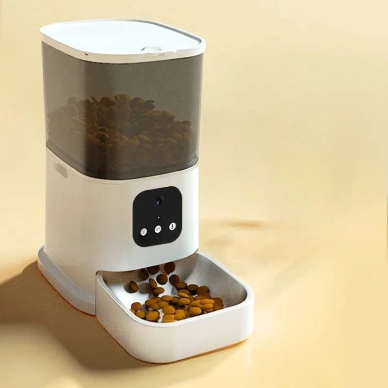 l # Nuovo design Wifi App Alimentatore automatico Alimentatore intelligente Dosaggio temporizzato Alimentazione remota 6L Ciotole per alimentazione automatica dell'acqua per alimenti per animali domestici