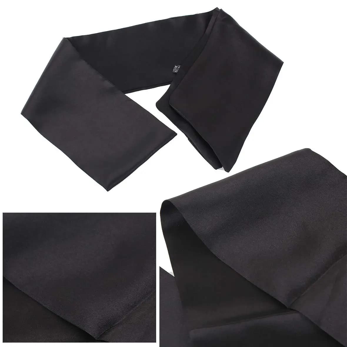 2 Pezzi Sciarpa in Raso per Fissaggio Capelli, Fascia Antiscivolo Effetto Seta per Fissaggio Parrucche, Fissaggio Lace Front, Accessorio per Capelli Donna per Trucco, Yoga, Sport e Uso Quotidiano