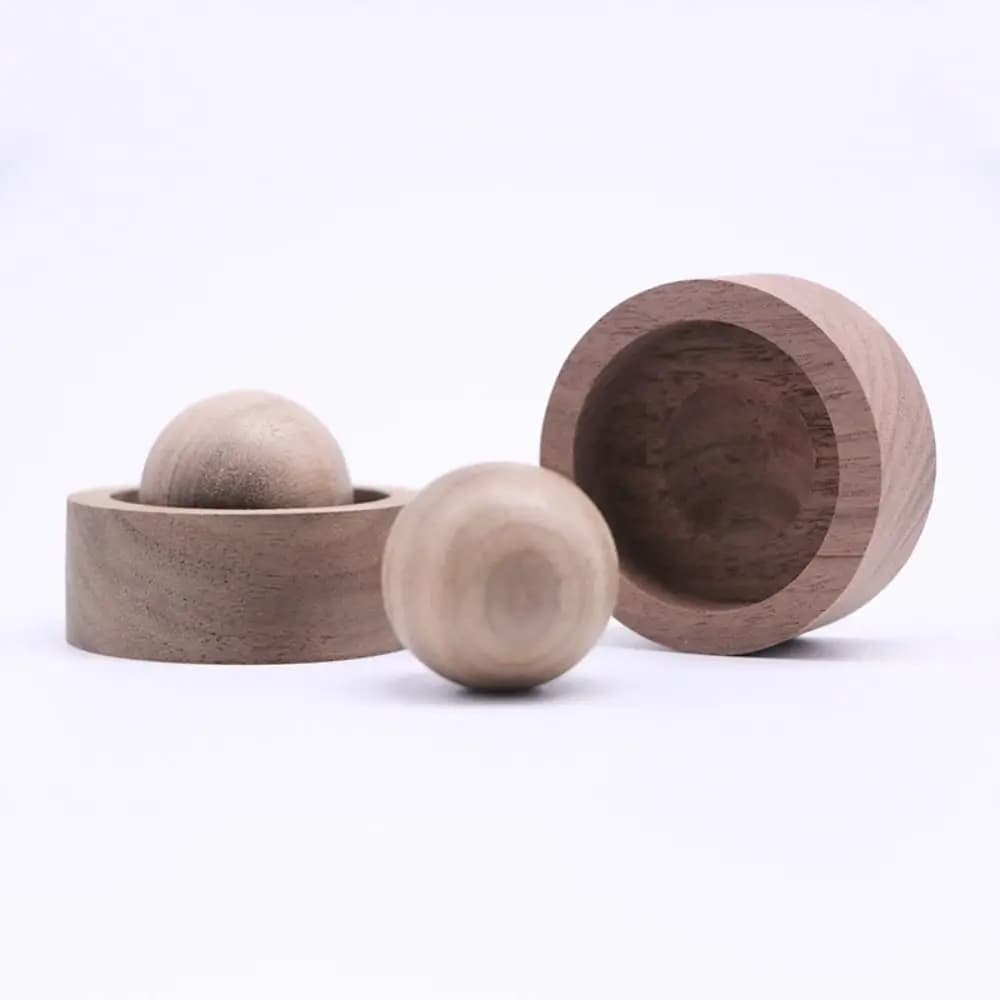 Spherical Essential Oil Diffuser Expanded Wooden Aromatherapy Inhaler Long-lasting Fragrant Wood Home Bedroom Ornaments