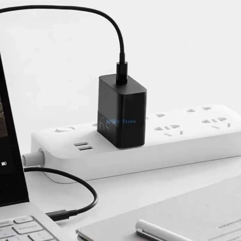 583D USB C PD a DC5521 Cavo potenza del cavo adattatore 12V per uso e viaggio per esterni, facile collegamento