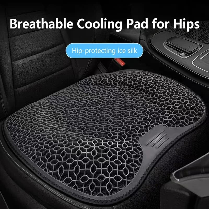 Universal Honeycomb Gel Seat Cushion Breathable Ergonomic Chair Pad Washable for Office Car Home Daily Use