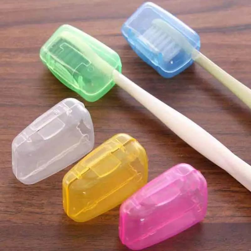 5 pz/set porta spazzolino portatile custodia da viaggio escursionismo campeggio custodia per spazzolino protezione per spazzolini da denti a prova di germe