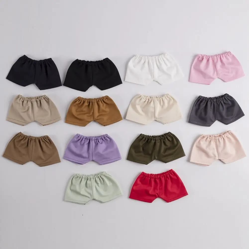 Pantaloni per vestiti per bambole in cotone di nuova moda Multi-colori Mini pantaloni per abbigliamento casual Accessori per vestiti per bambole carine per bambola in cotone da 20 cm