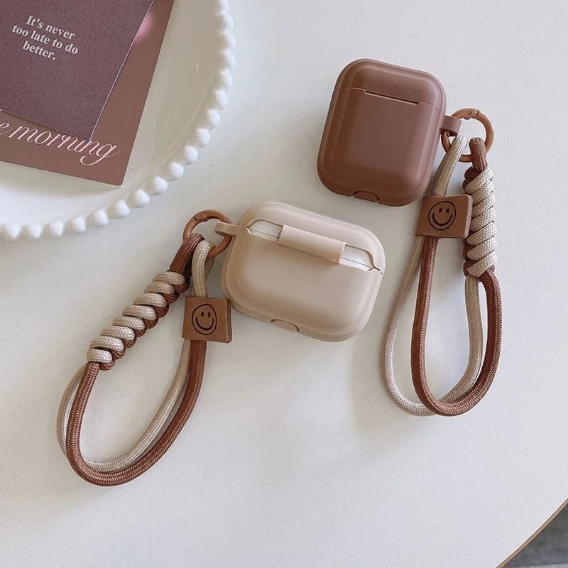 Simple cute case for Apple Airpods Pro 2 Earpods Soft cover for Air Pods 4 3 Pro 2 1 Silicone protective case