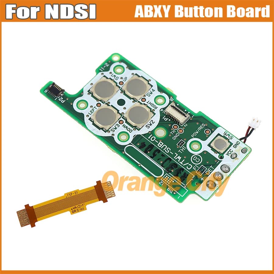 1Set ABXY Scheda Pulsante Con Cavo Per NDSI On Off Scheda Interruttore di Alimentazione Per Nintend DSI Console di Gioco Parte di Riparazione