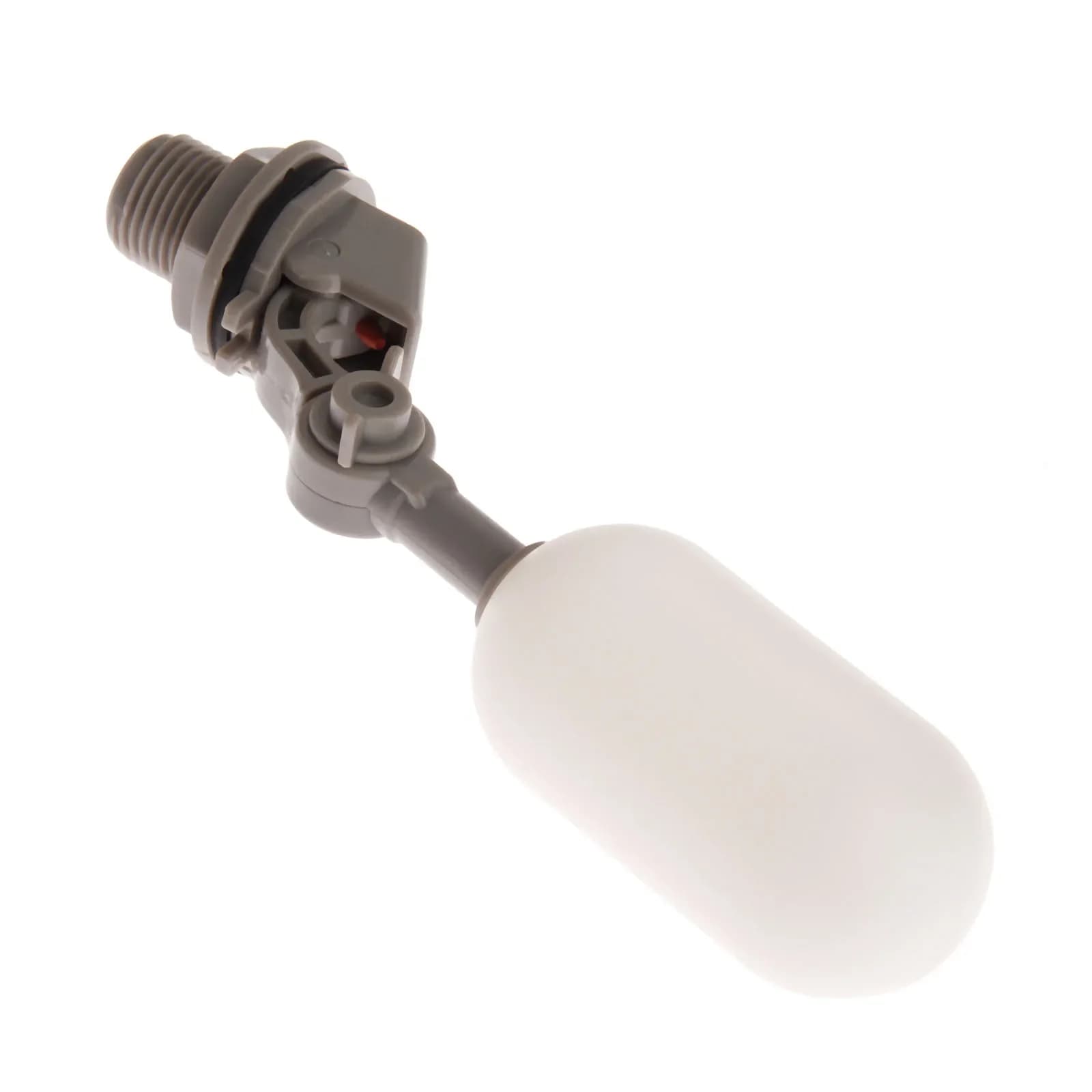 DN15 Adjustable 1/2" Floating Auto Fill Valve Automatic Fill Tank Water Level Control 1/2" Thread Plastic Float Ball Valve