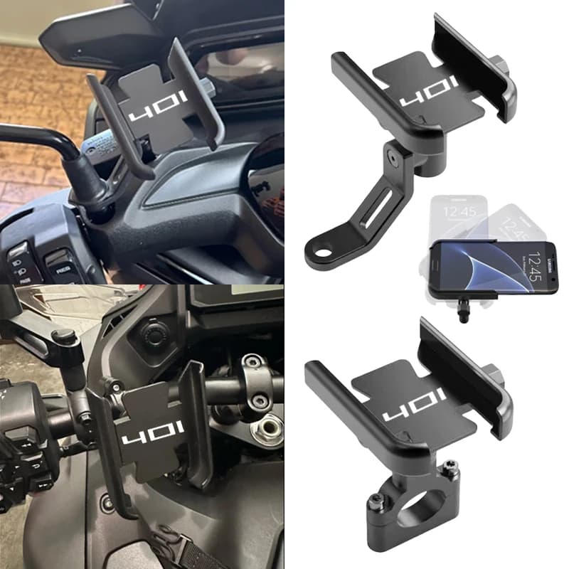 Supporto per supporto di navigazione per staffa per telefono cellulare per manubrio moto per Husqvarna 401 Svartpilen 401 Vitpilen Svartpilen401