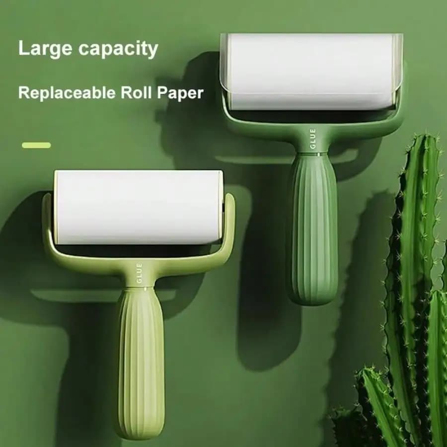1Pc Portable Lint Roller Pet Hair Remover Roller Sticky Lint Rollers For Clothes Sofa Carpet Cleaning Supplies