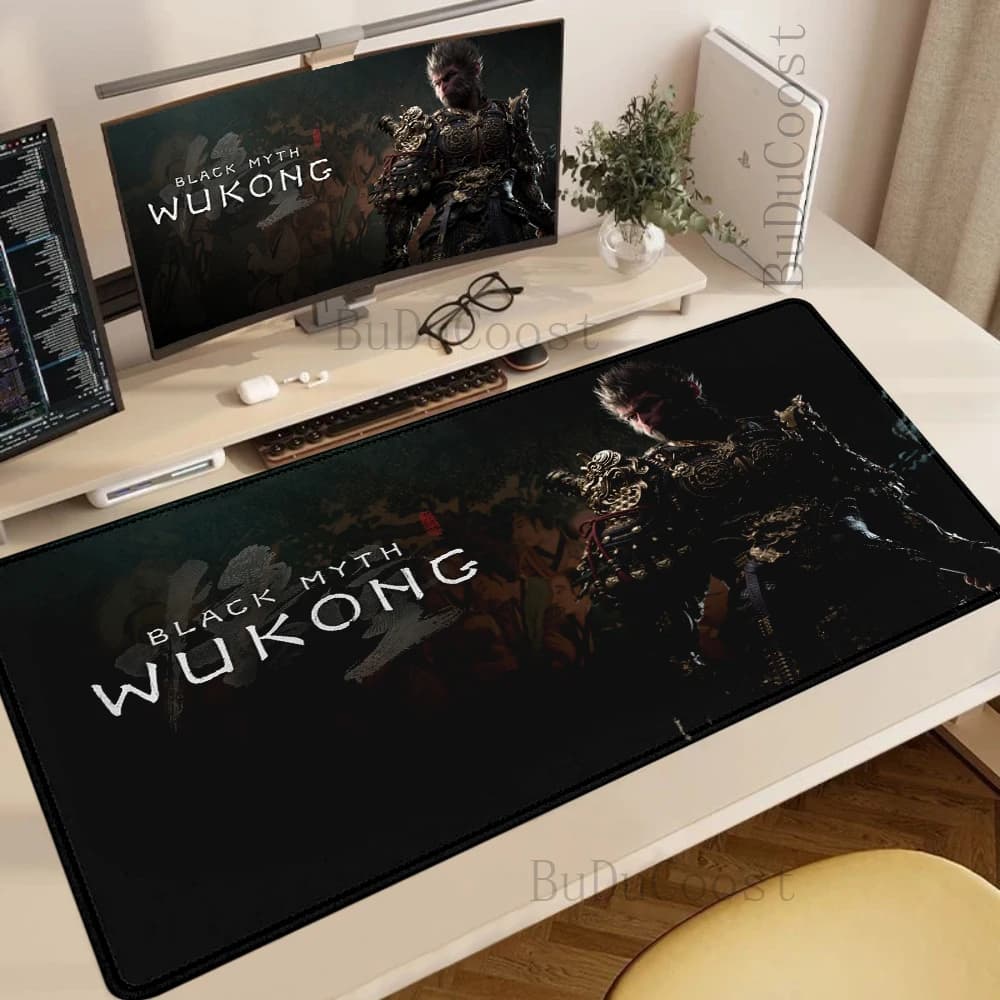 Black Myth Wukong PC Gaming Mouse Pad electronic sports Gamer blocking Edge Computer XXL Mouse Pad Big Office HD Print Desk Mats