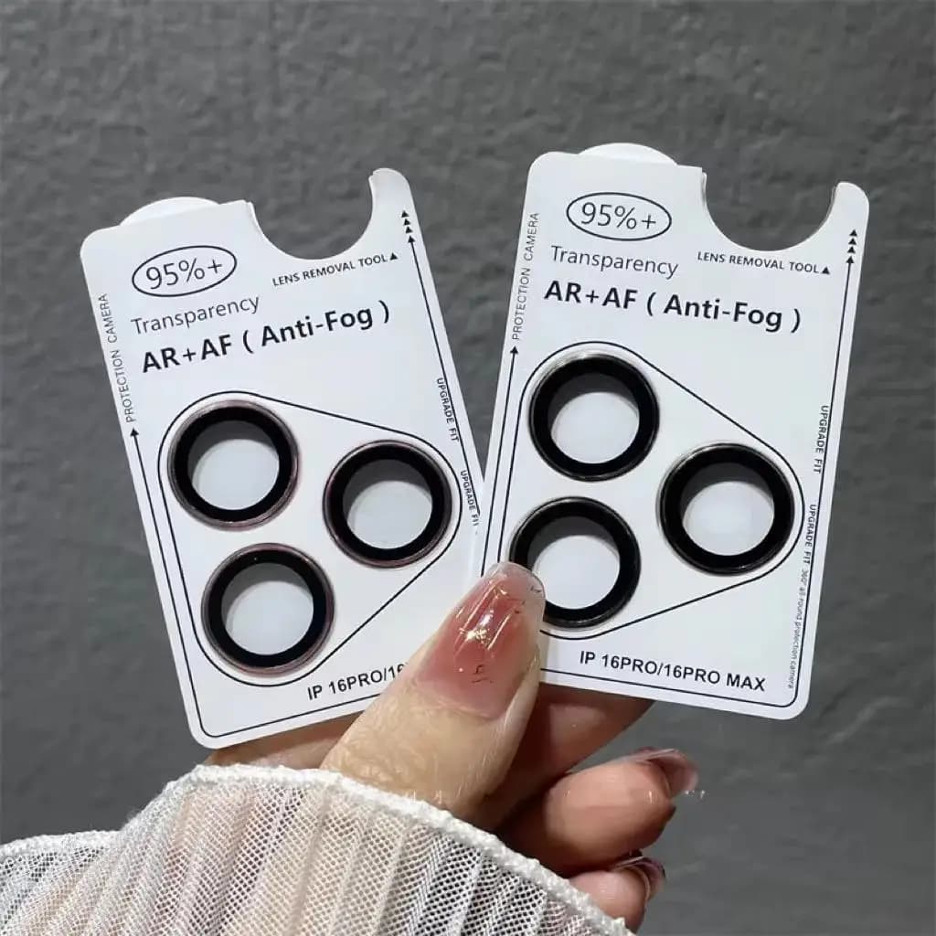 1Pc AR+AF Camera Lens Ring Glass For IPhone 15 16 Pro Max 16pro 15plus Xyun Screen Protector Tempered Glass For IPhone 16pro Max