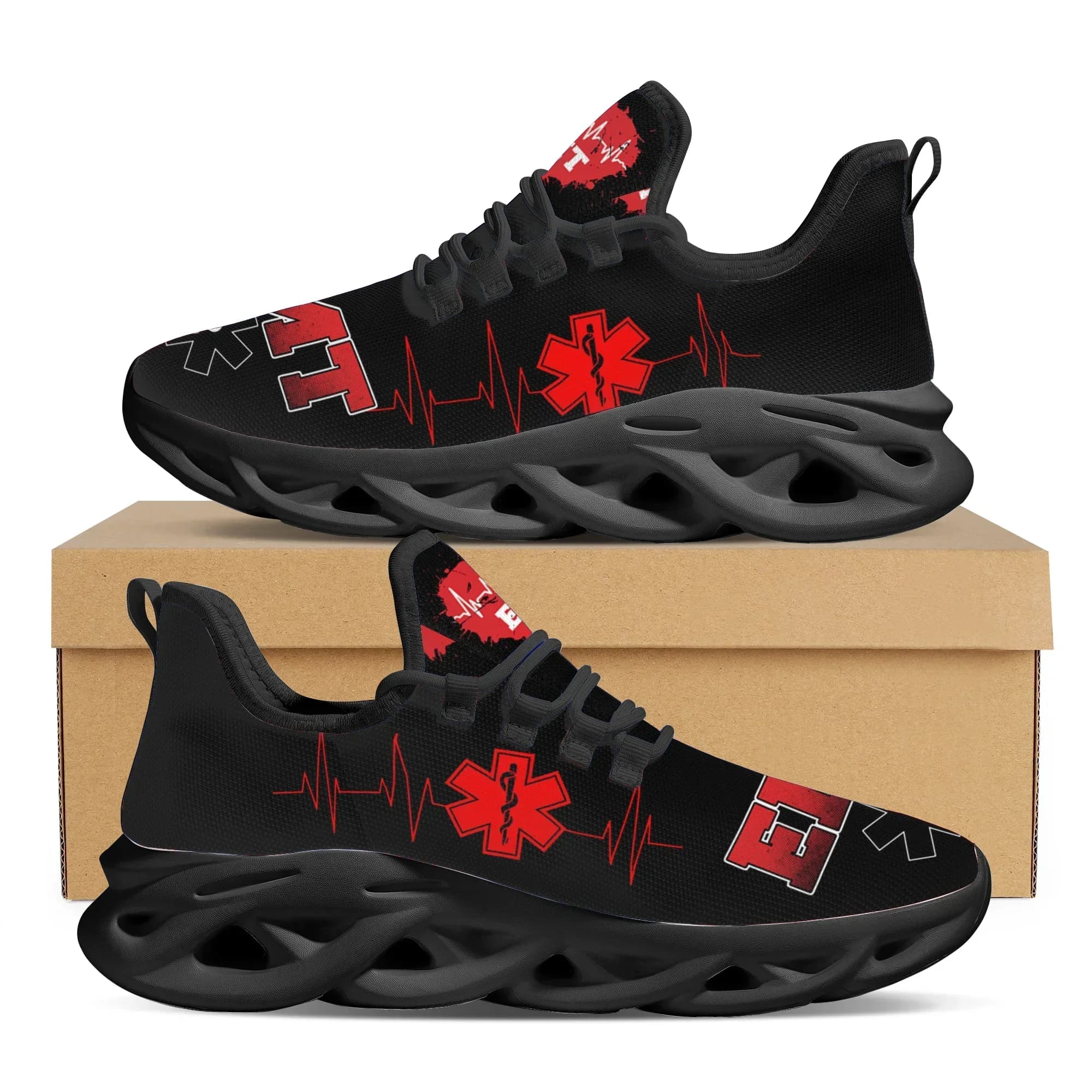 2025 Vendita calda Scarpe basse Moda Paramedico EMT EMS Modello Mesh Sneakers per donna Calzature traspiranti Zapatillas