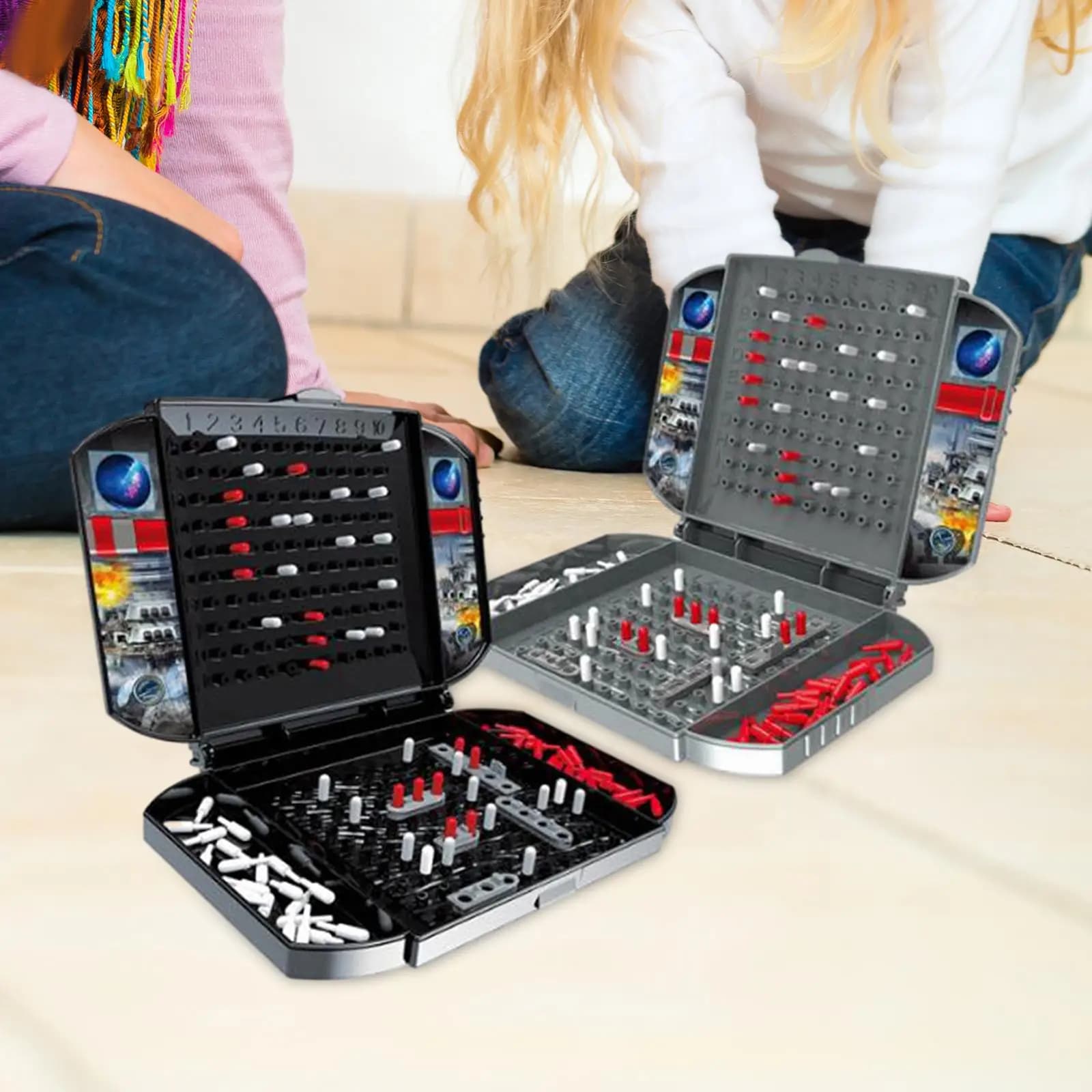 Gioco di battaglia in mare Regali di Capodanno Gioco interattivo Tabellone strategico Sea Battle Ship Gioco di battaglia per viaggi Bambini Bambini Adulti