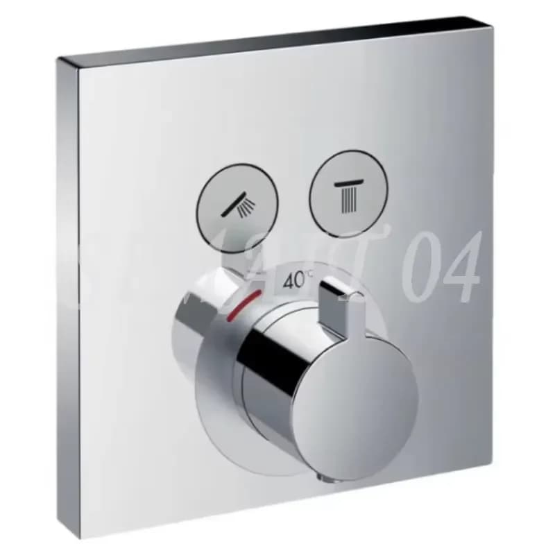Accessories 15763000 Constant Temperature Dual-function Panel, Concealed Shower 2 Ways, Water Outlet Decorative Cover Hole