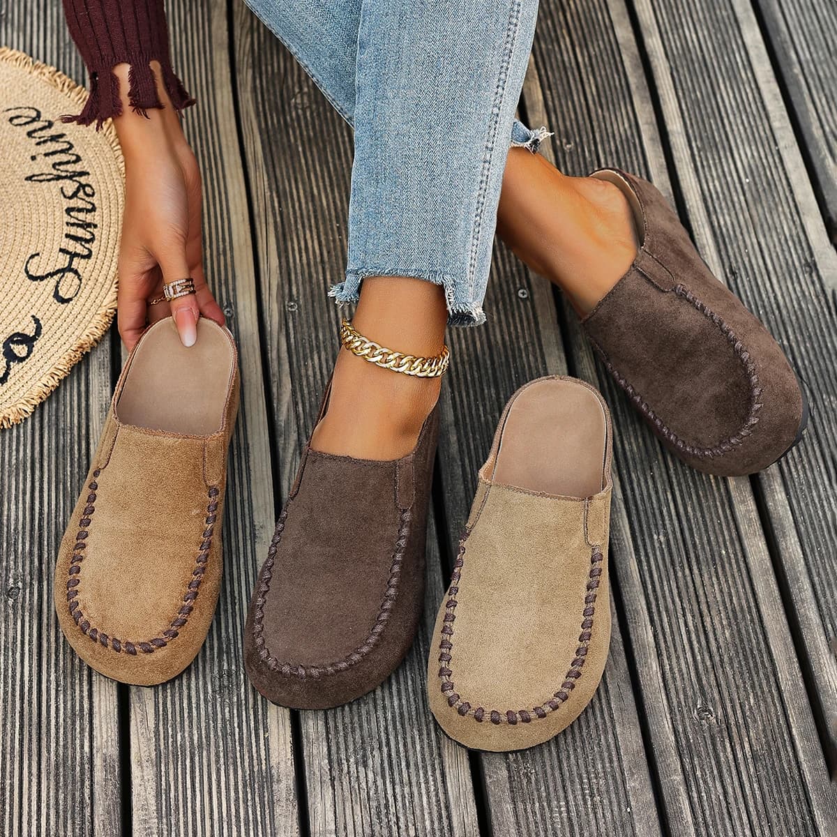 Scarpe basse da donna nuove scarpe mocassini piatti leggeri casual alla moda versatili e comode scarpe Mary Jane da donna Zapatos De Mujer
