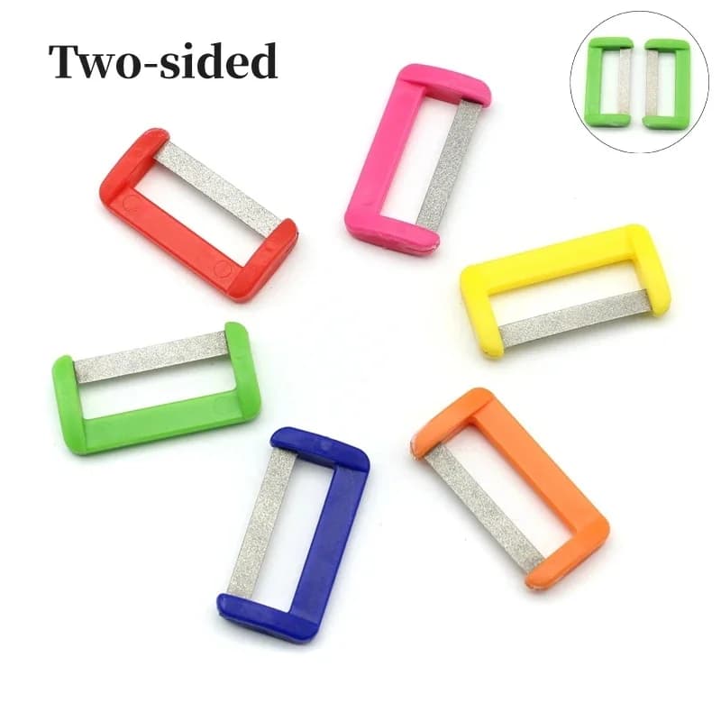3 pcs Dentale Orthodontic Interproximal Polishing Tool Tooth Reducing Tooth Whitening Material Oral Hygiene