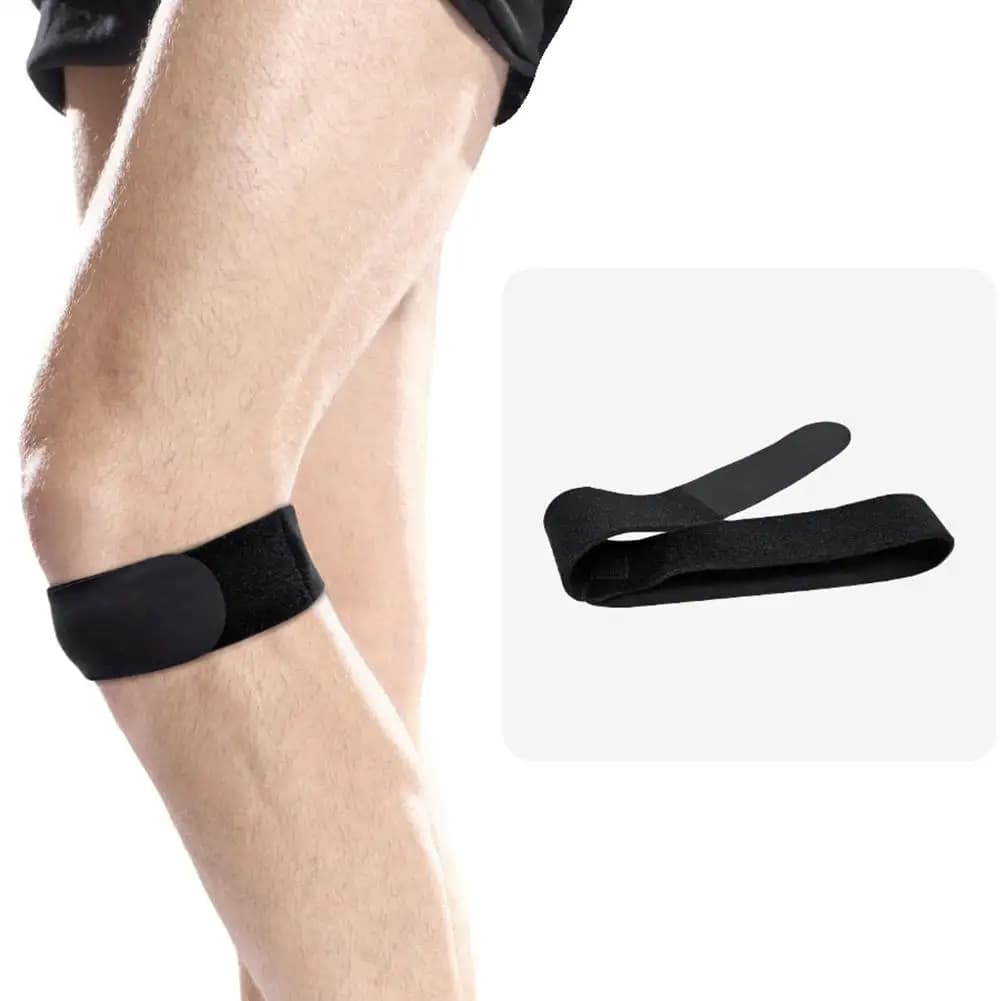 1 pezzo di cinturino rotuliano in silicone ultraleggero, comoda protezione dell'articolazione del ginocchio per la corsa, giochi di palla fitness, ginocchiera sportiva