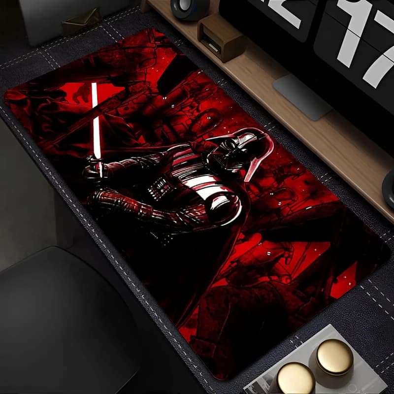Tappetino per mouse Star Wars Professional E-sports Gamer Speed ​​Edge White PC Gaming Tappetino per tastiera in gomma Tappetino da scrivania Notbook Tappetino per mouse popolare