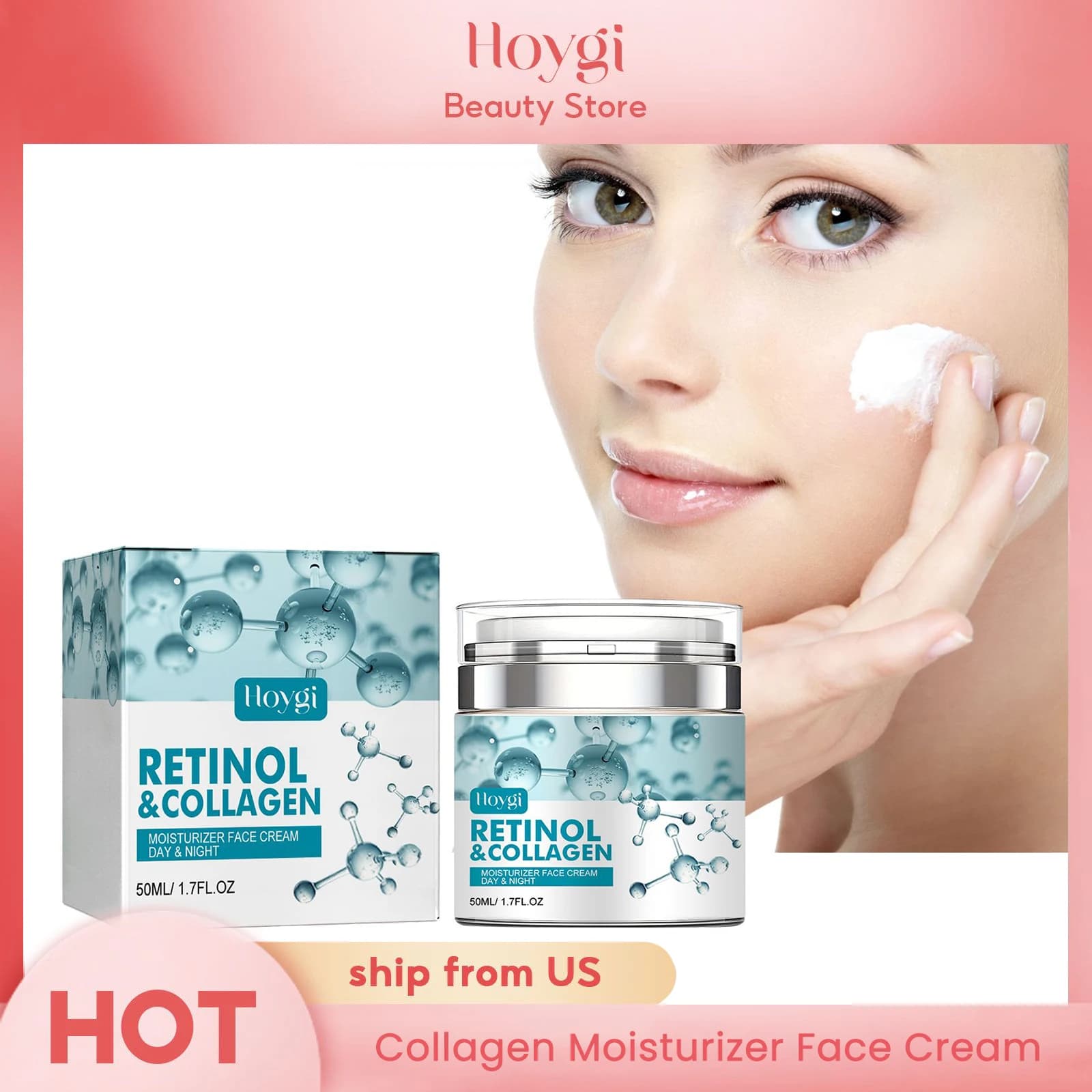 Anti Invecchiamento Retinolo Collagene Giorno Notte Crema Per Il Viso Crema Umida Idratante Illuminante Elastico Rassodante Levigante Crema Per Il Viso